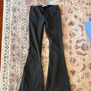 Free People Black Flare Jeans